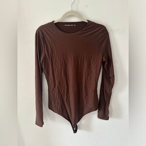 Abercrombie & Fitch Chocolate Brown Bodysuit